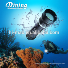 high intensity handing lights rechargeable led flashlight diving video/ photo light